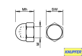 M 1,6 niedrige Bauform