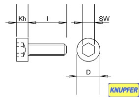 M 2,0 x 25