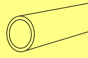 Außen D = 6,0 mm / Innen d = 2,0 mm