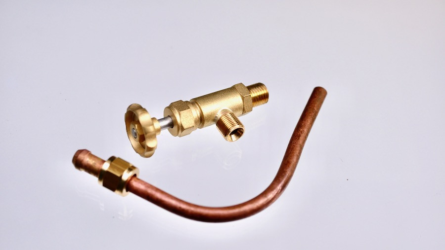 Dampfventil mit 4 mm - Leitung